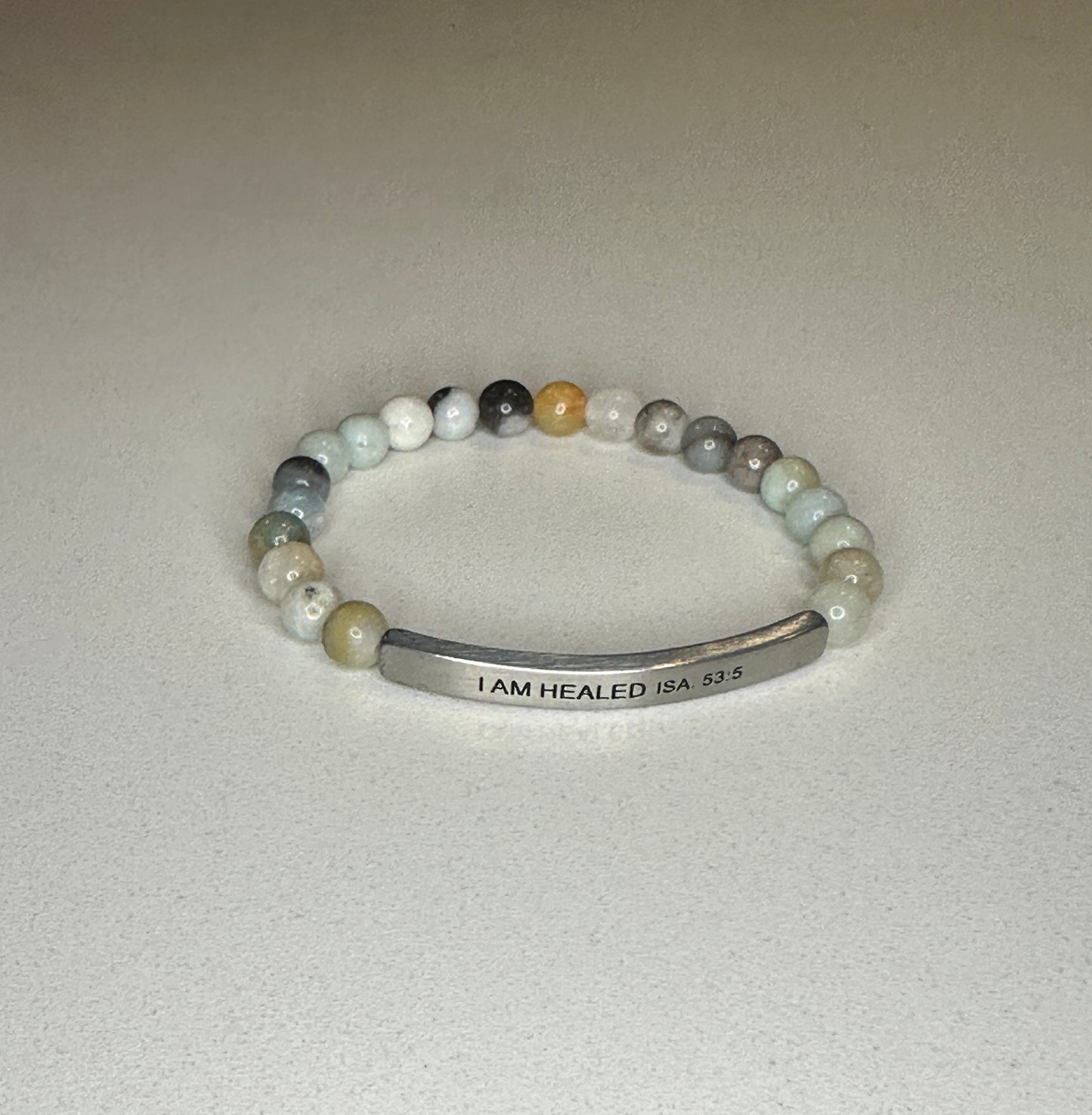 I Am Healed, Isa. 53:5 | Amazonite, Silver